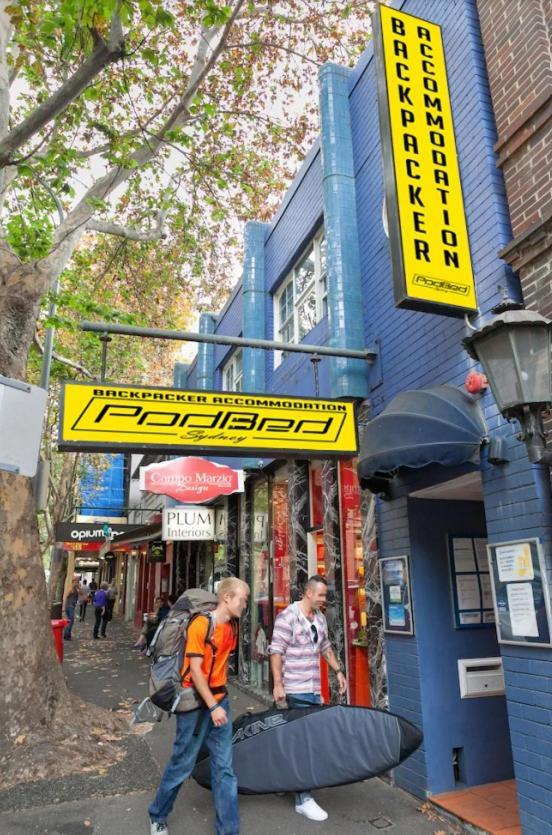 Podbed Sydney Hostel Bagian luar foto