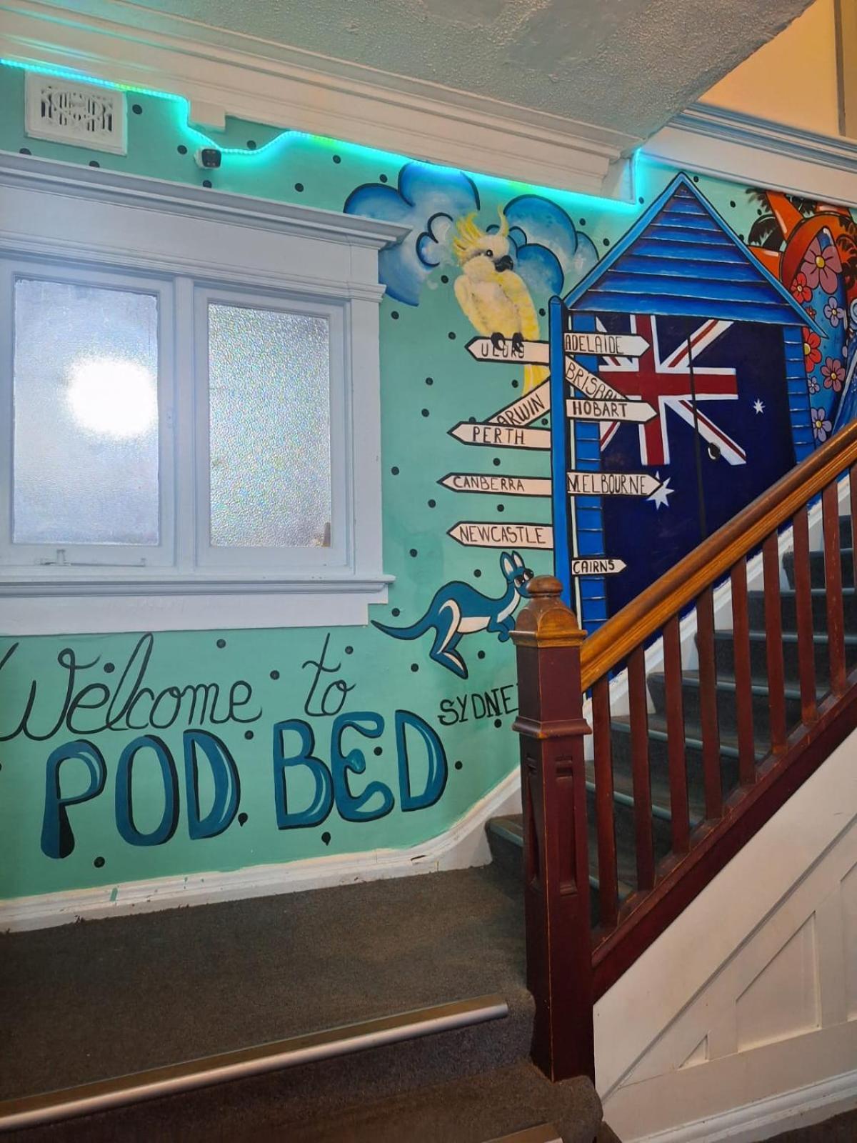 Podbed Sydney Hostel Bagian luar foto